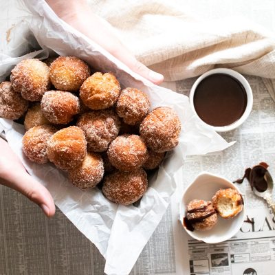 Sourdough Discard Doughnut Holes - About Dinner Thyme