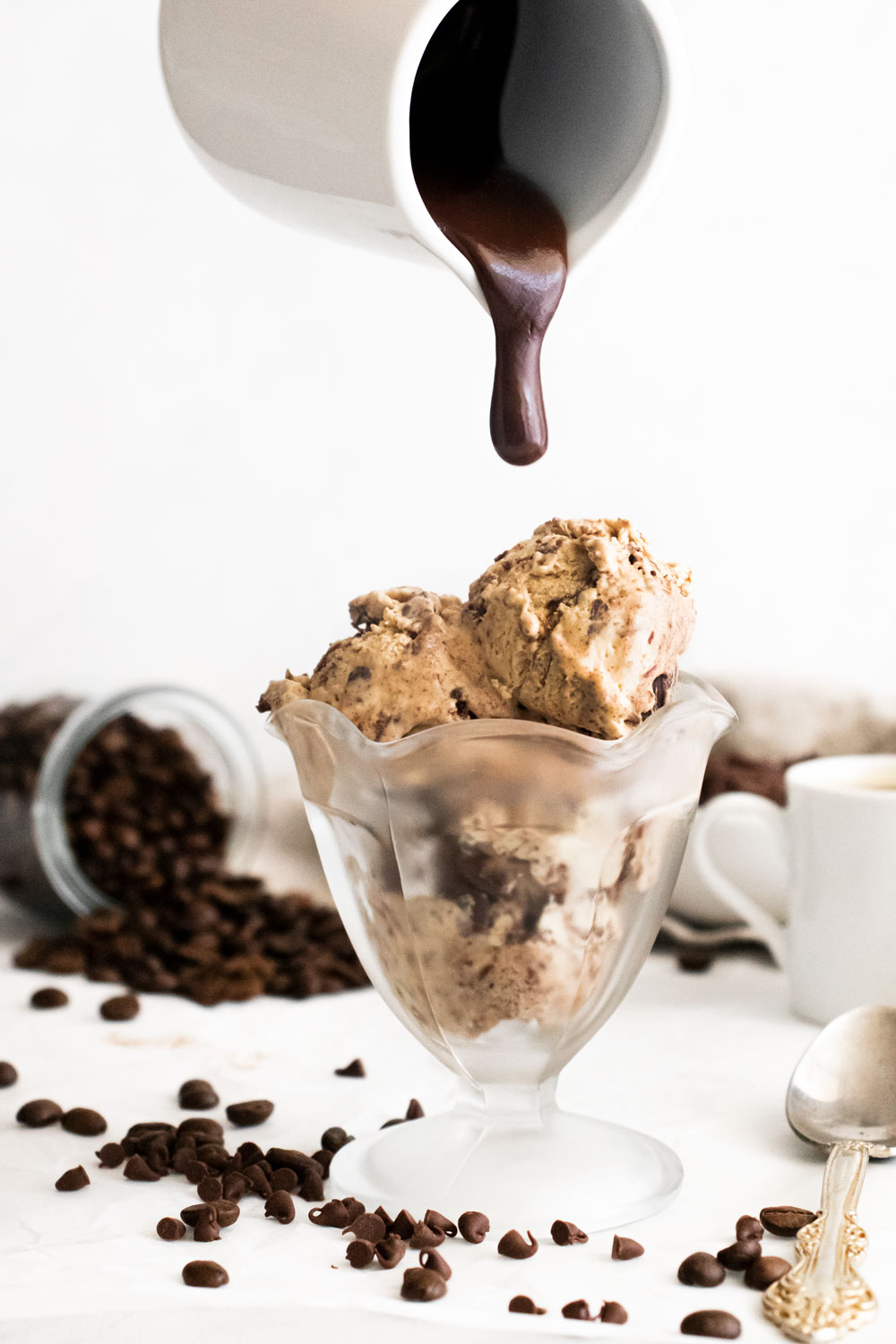 No-Churn Coffee Ice Cream - Goodie Godmother